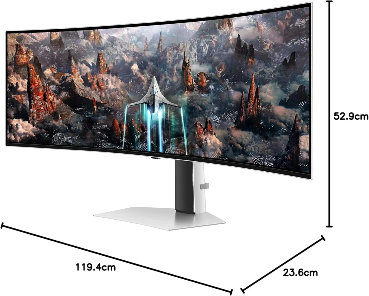 Monitor Samsung Odyssey OLED G9 49 2K HDR 240 Hz Curved Ultrawide Gaming