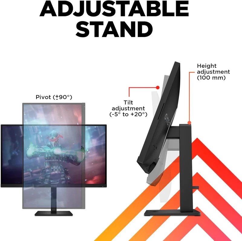 Monitor HP OMEN 27 inch Gaming { 144Hz 4K IPS Panel 99% sRGB 95% DCI P3 16:9 }
