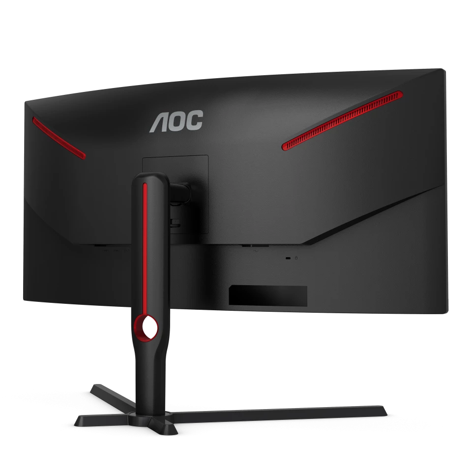 Monitor AOC CU34G3S 34 inch Frameless Curved Ultrawide 4K 165Hz 1ms FreeSync Premium Height Adjustable