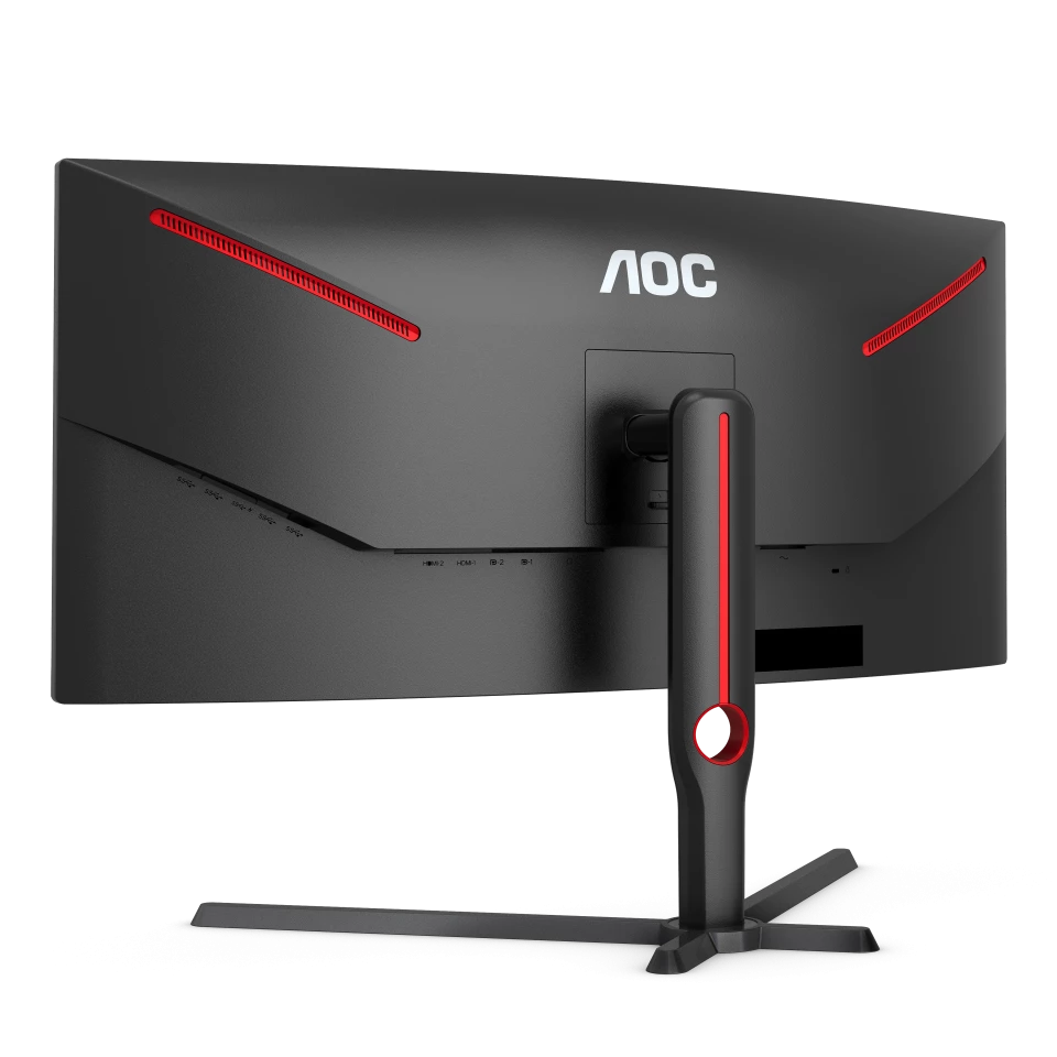 Monitor AOC CU34G3S 34 inch Frameless Curved Ultrawide 4K 165Hz 1ms FreeSync Premium Height Adjustable