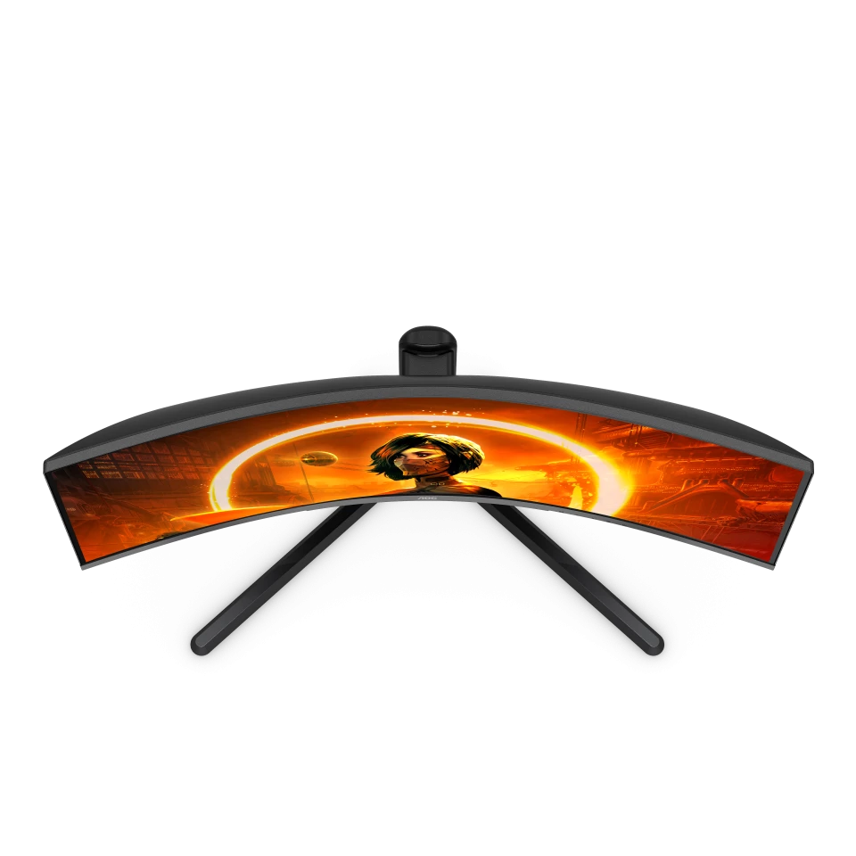 Monitor AOC CU34G3S 34 inch Frameless Curved Ultrawide 4K 165Hz 1ms FreeSync Premium Height Adjustable