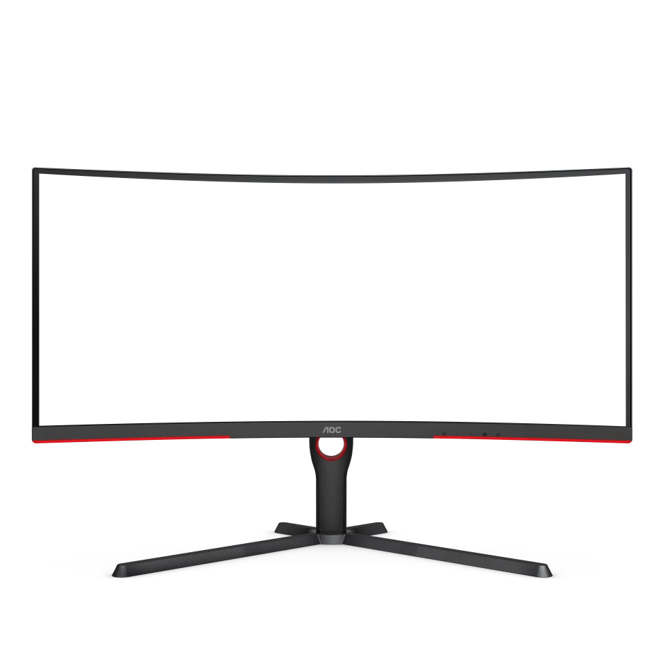 Monitor AOC CU34G3S 34 inch Frameless Curved Ultrawide 4K 165Hz 1ms FreeSync Premium Height Adjustable