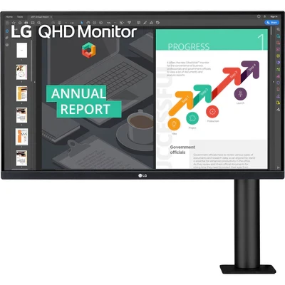 Monitor LG 27 inch 2K Ergo IPS 100hz with USB Type C and Ergo Stand