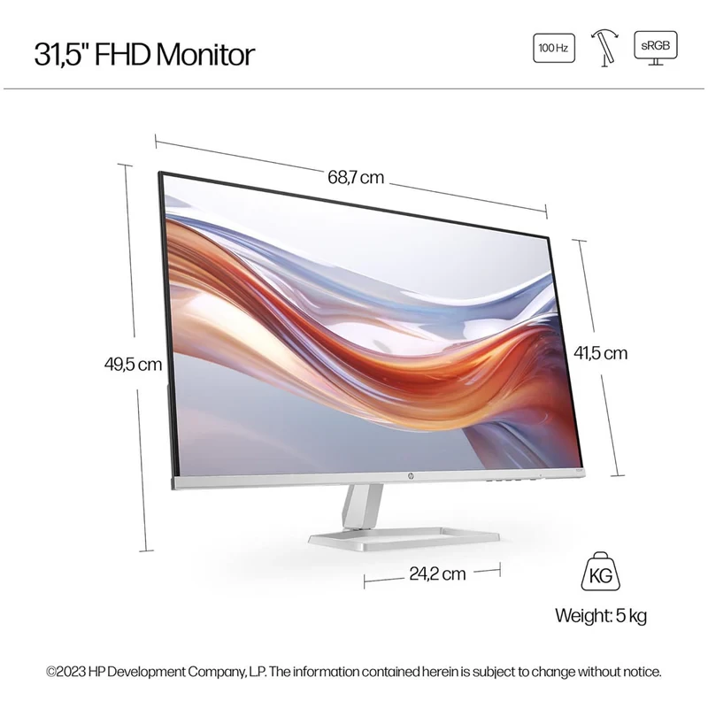 Monitor HP Series 5 31.5 inch FHD 532sf
