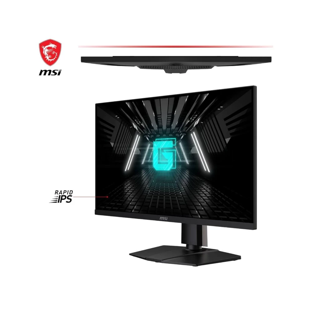 Monitor MSI G274QPF E2 27 Inch 2K WQHD Rapid IPS Panel 180Hz 1ms 119% sRGB Colour Gamut Display HDR 400 Adjustable Stand DP 1.4a HDMI 2.0b USB Type C