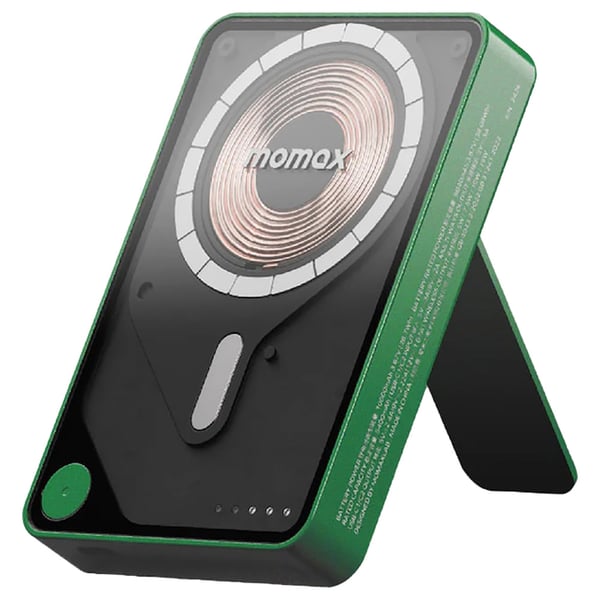 Momax 1-Power X Pro+ Magnetic Wireless Power Bank 10000mAh Green IP132HKG