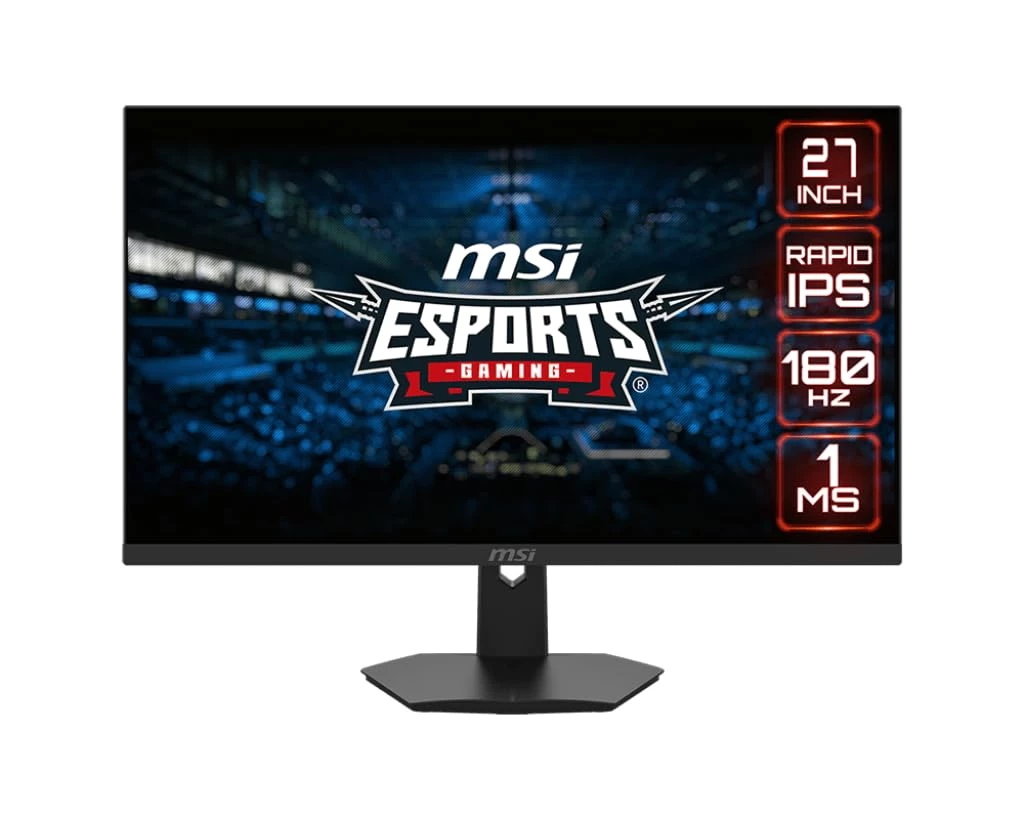 Monitor MSI G274F 27 inch FHD Non Glare with Super Narrow Bezel 180Hz 1ms HDMI DP G sync Compatible HDR Ready IPS