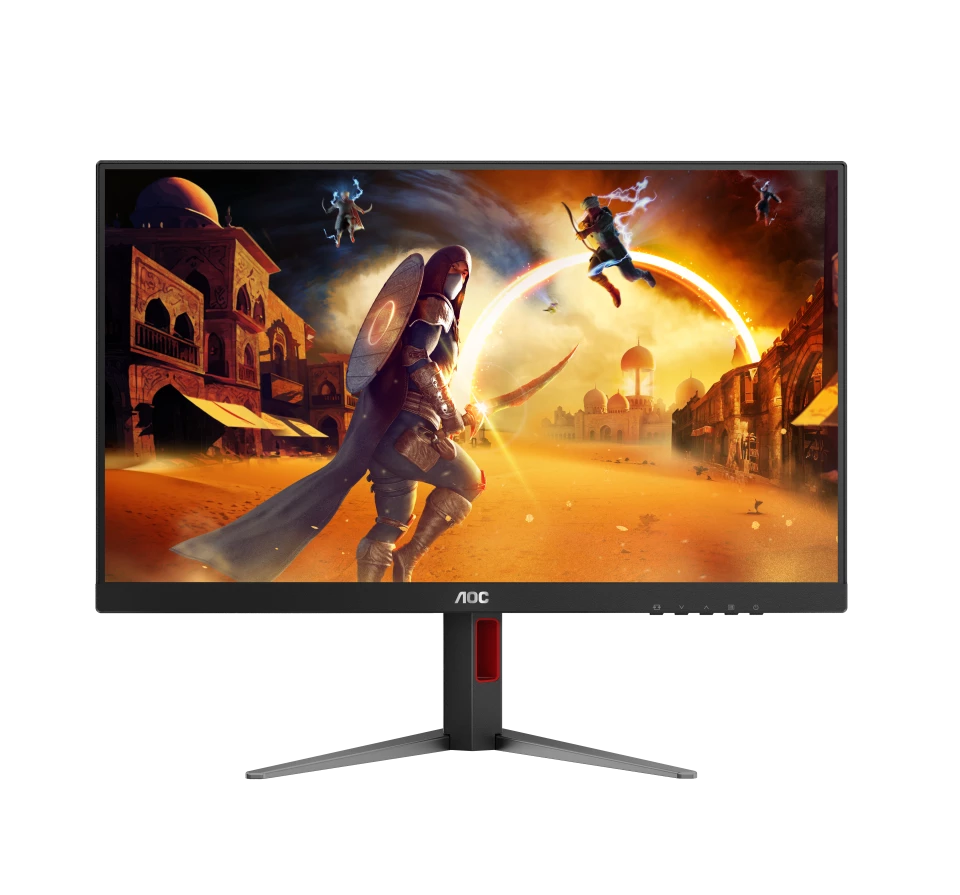 Monitor AOC 27G4 27 Inch IPS FHD 180Hz 1ms HDR10 Gaming HDMI 2.0, DisplayPort Height Adjustable Stand