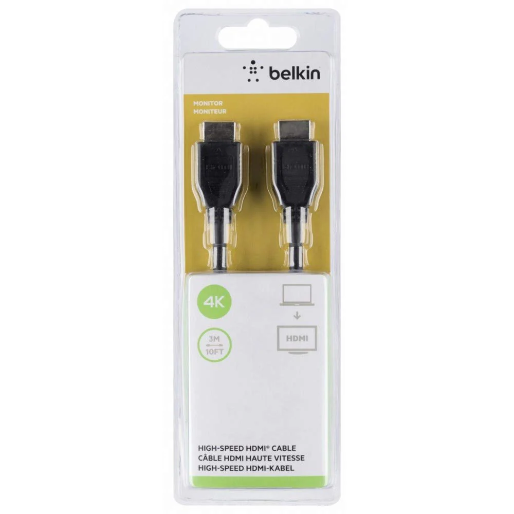 Belkin High Speed 4K HDMI 3M Black F3Y017bt3M-BLK
