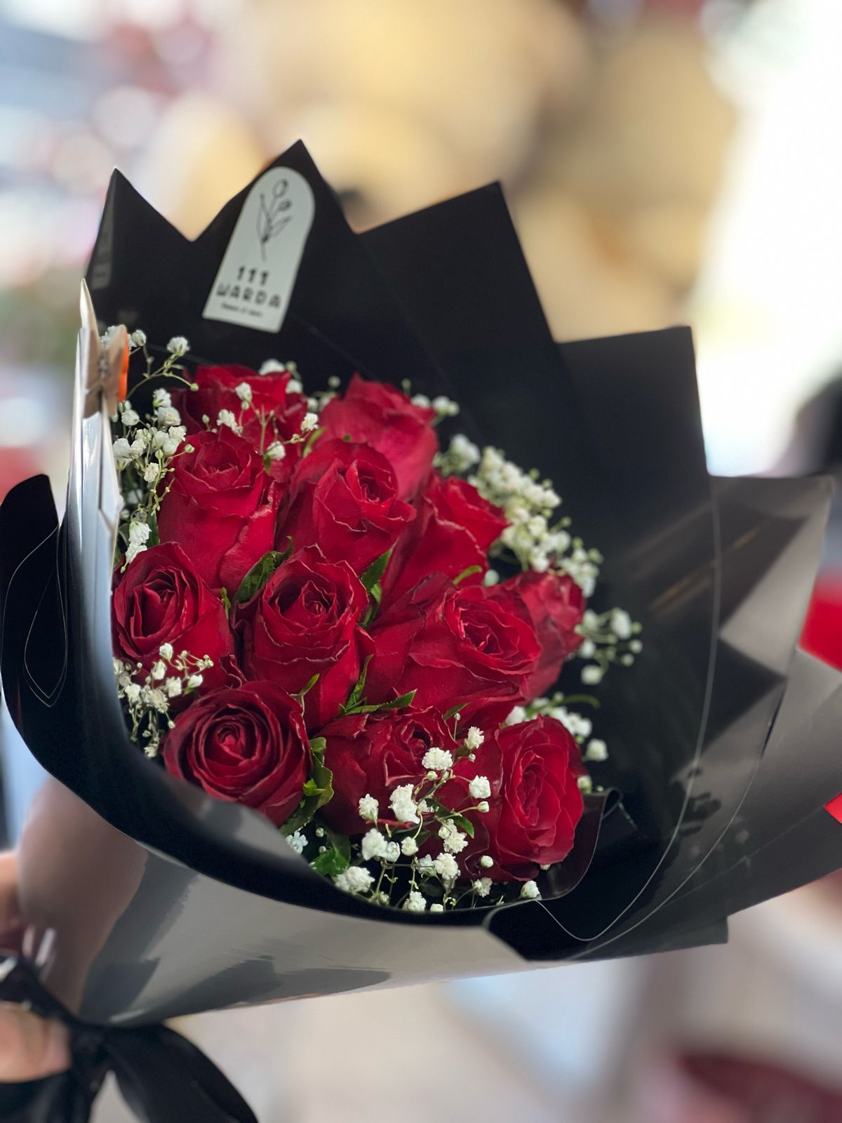 Red Roses Bouquet (Bunch of 12 Roses)