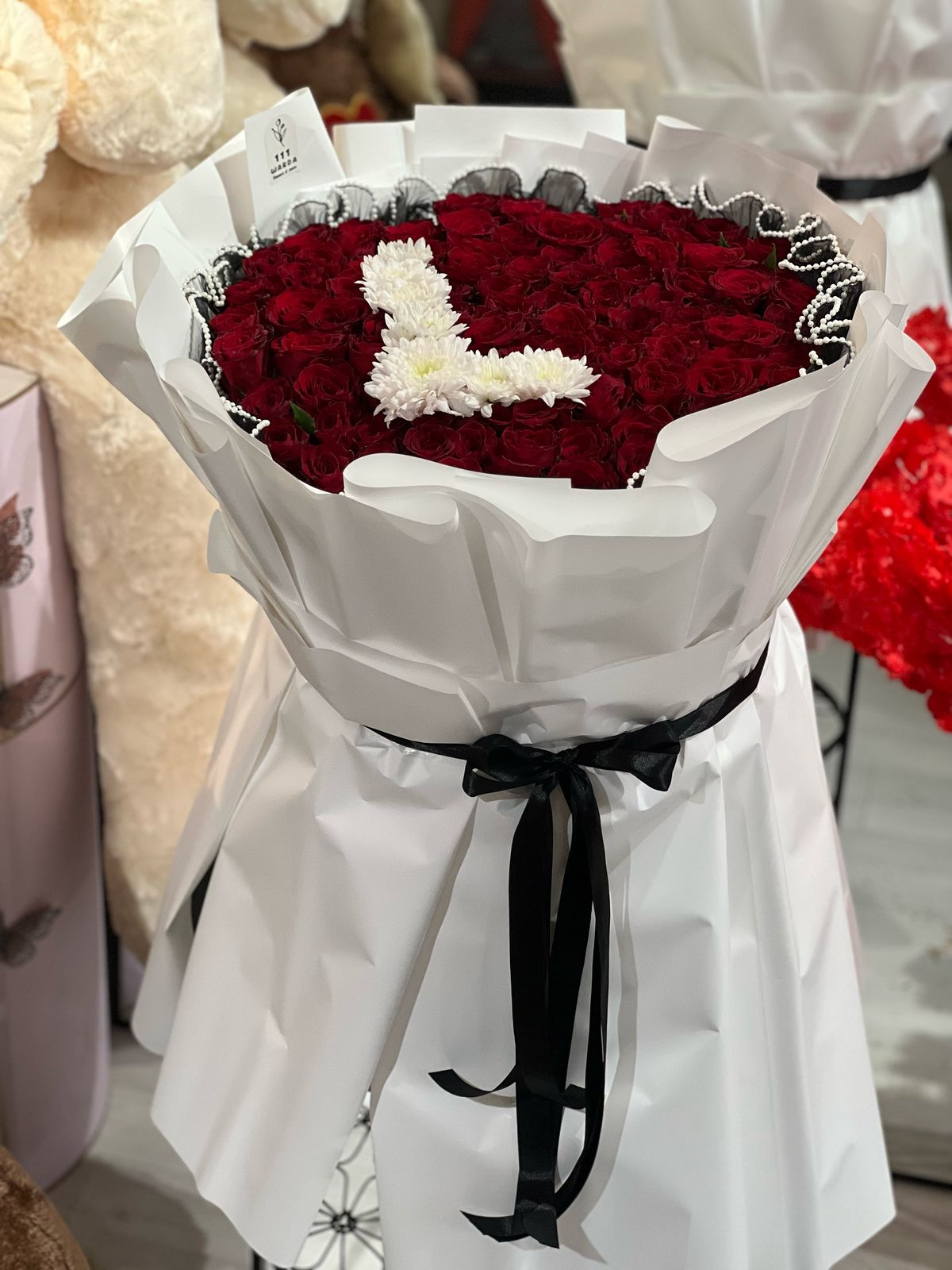 Red Roses Bouquet  (Bunch of 120 Roses)