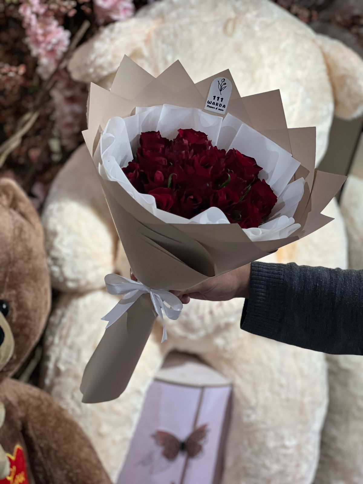 Red Roses Bouquet (Bunch of 12 Roses)