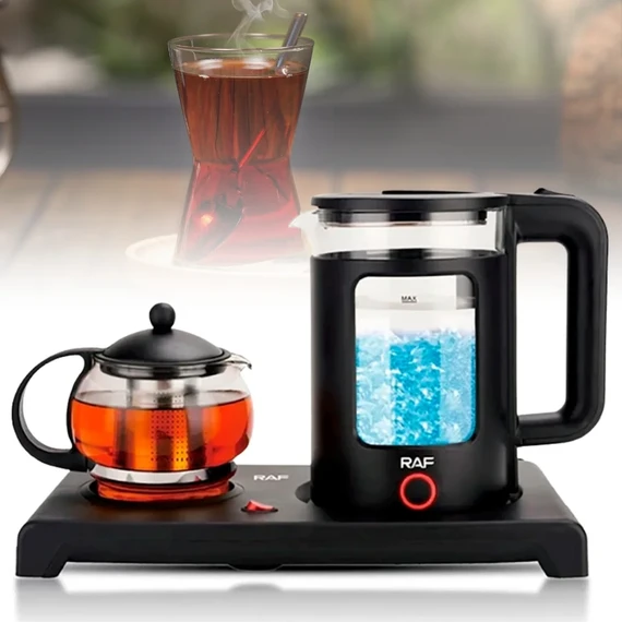 Electric Kettle 1500W with Tea Brewing Pot