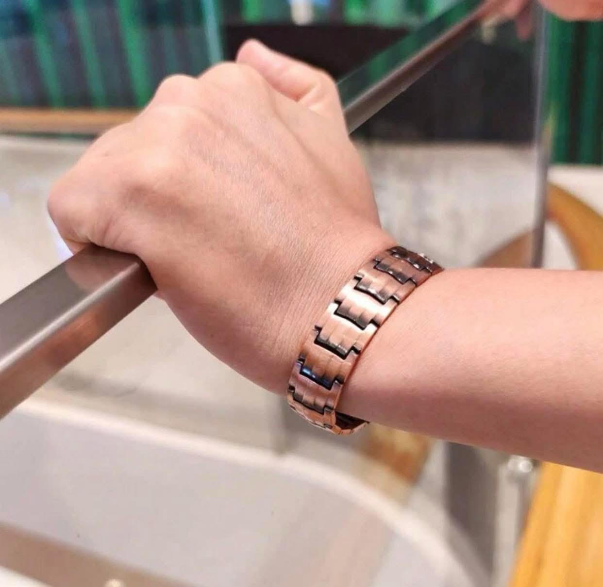 Copper Bracelet for Men Relief from Arthritis, Carpal Tunnel, Migraines