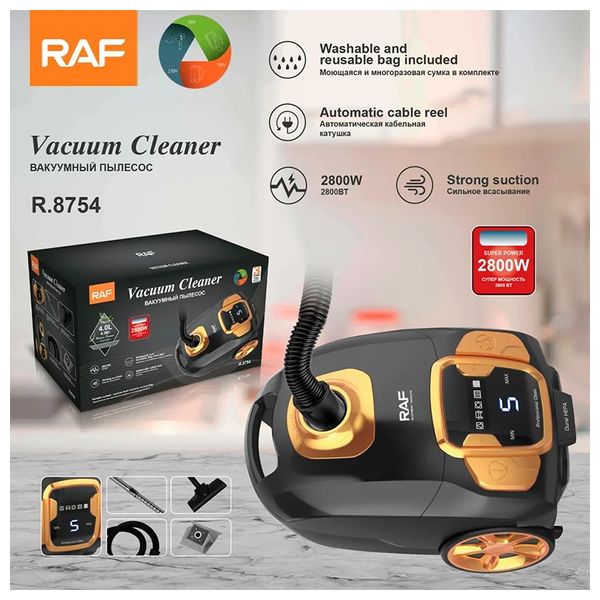 RAF Bagless Vacuum Cleaner 2800W