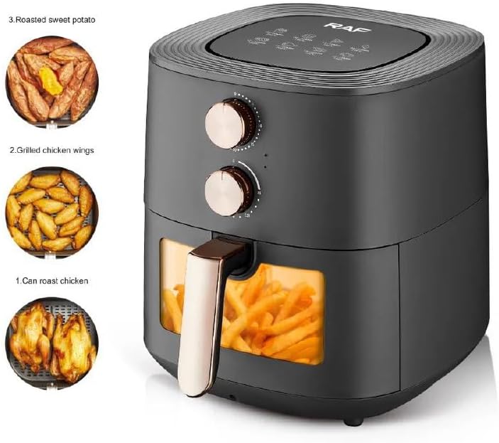 RAF Air Fryer Stainless 1700 Watt, 7.6 Liter