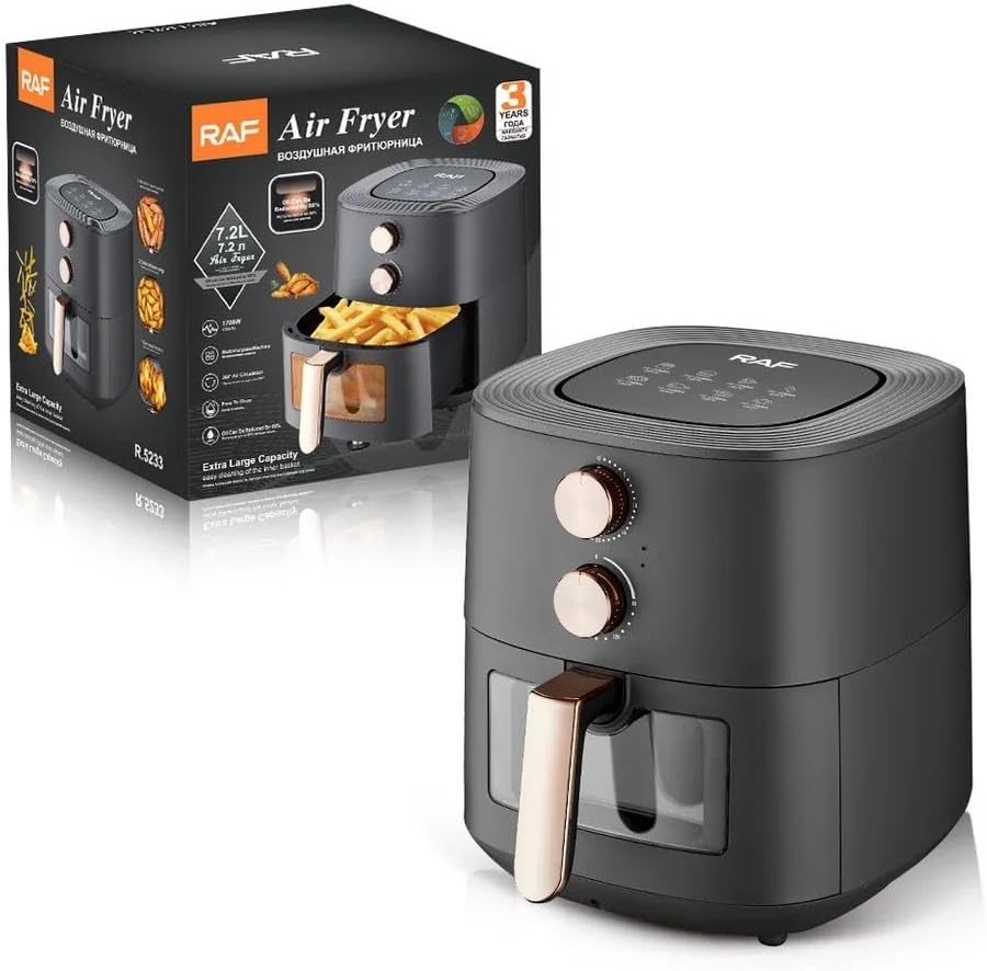 RAF Air Fryer Stainless 1700 Watt, 7.6 Liter
