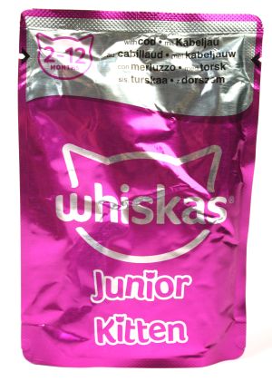 Whiskas wet food With Cod for Kitten 85g