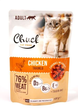 Chuck Cat Food With Chiken 100 Gr