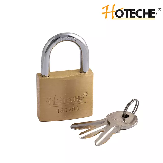 Heavy-Duty Brass Padlock - 60mm