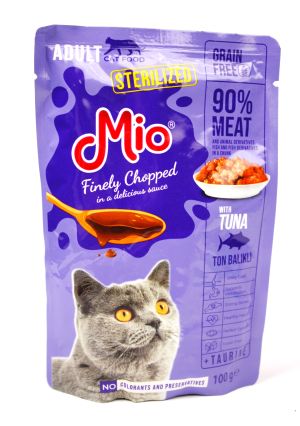 Mio Adult Cat Wet Food with Tuna Meat100 gr