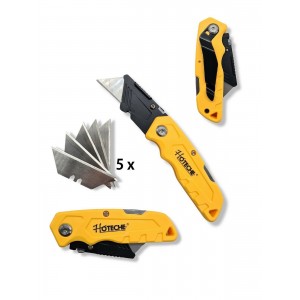 Hoteche Folding Utility Knife + 5Pcs Blades