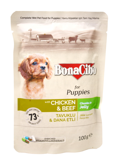 BonaCibo for Puppies with CHICKEN & BEEF