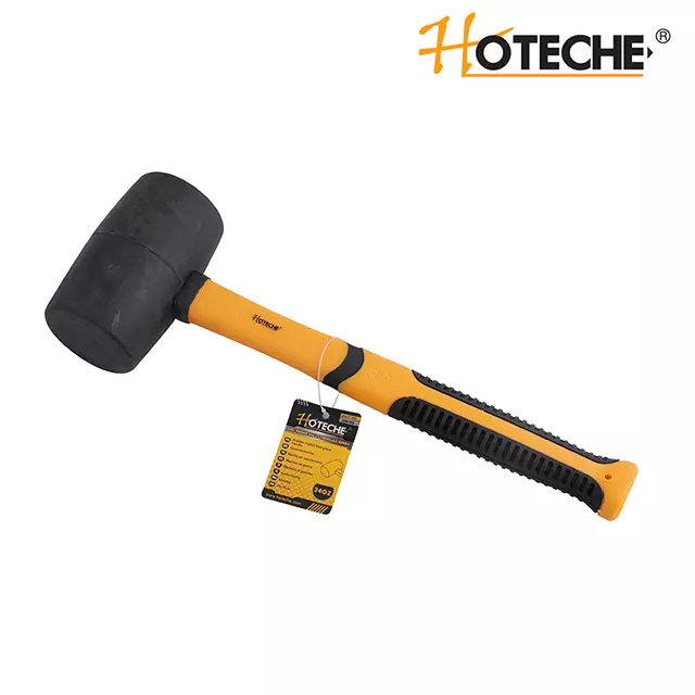 Rubber Mallet Fiber glass Handle -16Oz