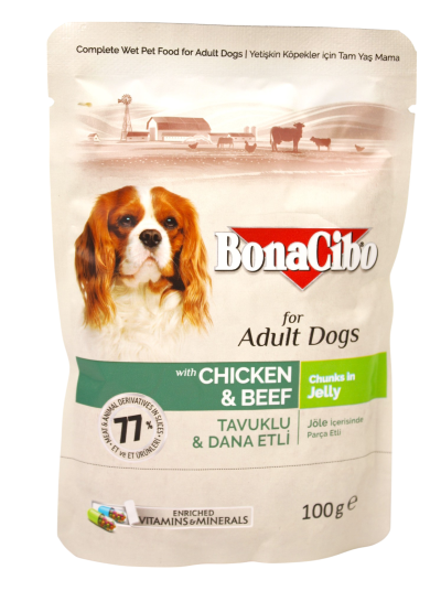 BonaCibo for Adult Dogs with CHICKEN & BEEF