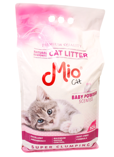 Cat Litter Baby Powder Scented Super Clumping 10L