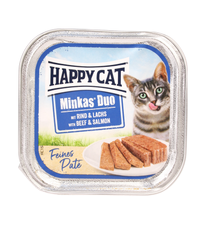 Happy Cat Minkas Duo Mit Rind & Lachs With Beef & Salmon
