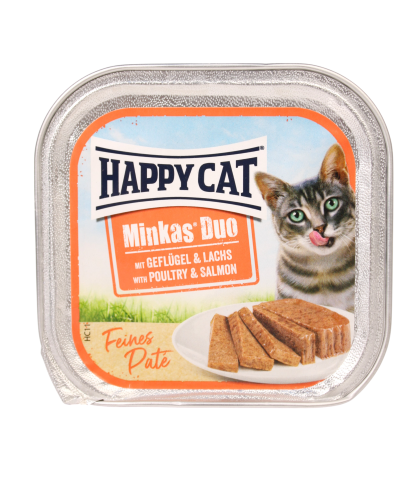 Happy Cat Minkas Duo With Poultry & Salmon