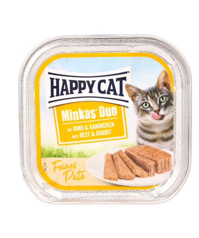 Happy Cat Minkas Duo Mit Rind & Kaninchen With Beef & Rabbit