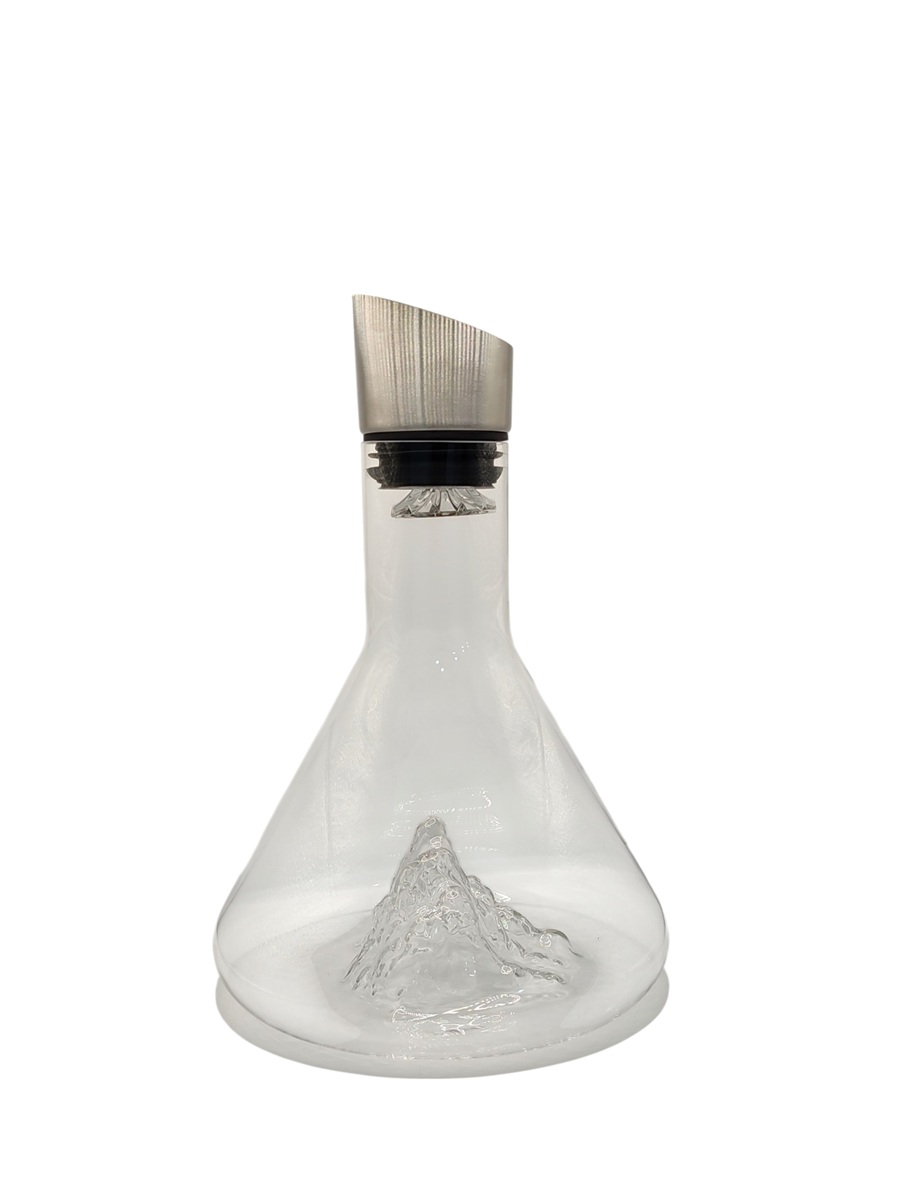 Iceberg Decanter Home Wine Pourer Glass Lead