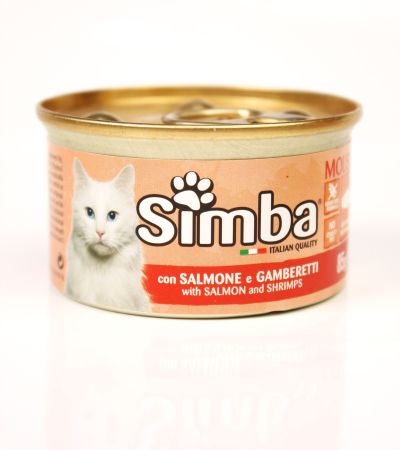 Simba Cat Adult Mousse with Salmon and Shrimps