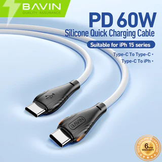 BAVIN U-CB309 100W/18W Fast Charging Data Transfer Cable w/ Power Display Suitable for iPh 16