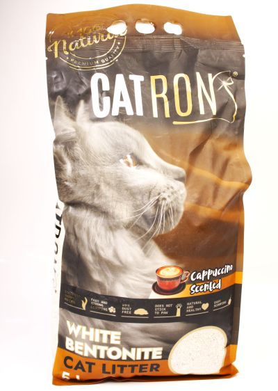 Cat ron White Bentonite Cat Litter cappuccino Scent 10L