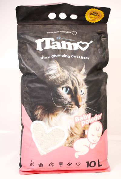 ITAMO Cat Litter Baby Powder Scented 10L