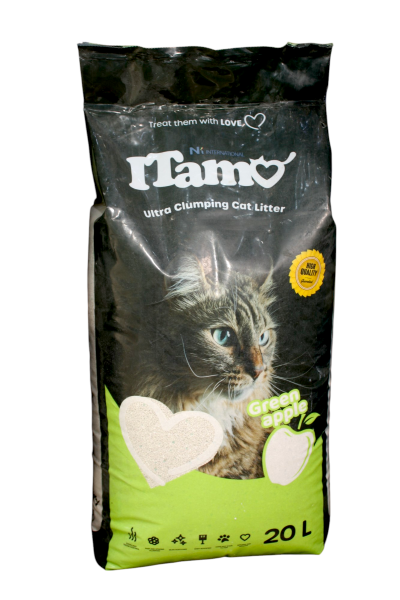 ITAMO Cat Litter Green Apple Scented 20L