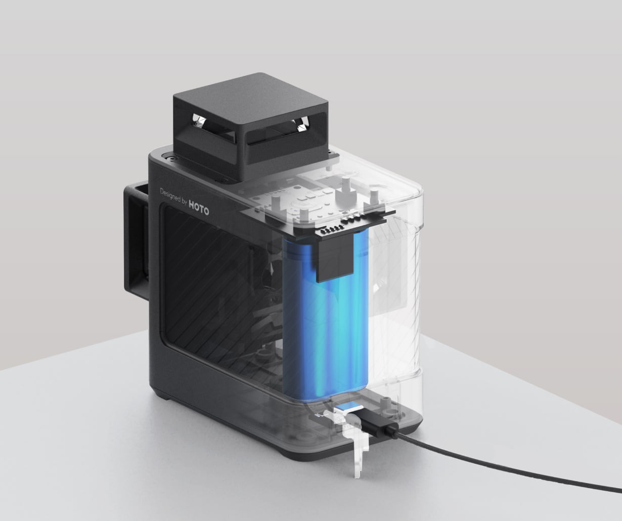Laser rangefinder for millimetre-precise alignment