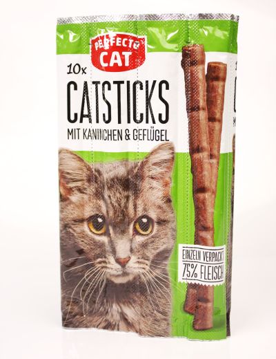 Perfecto Cat poultry and rabbit sticks for cats