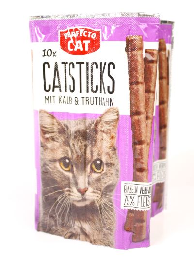 Perfecto Cat Meat Sticks with Veal & Turkey