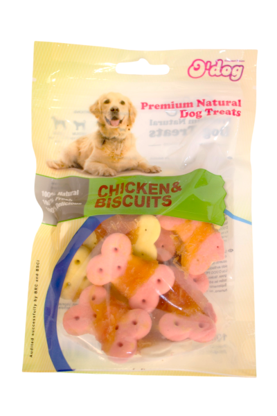 O'dog Premium Natural Dog Treats Chicken & Biscuits