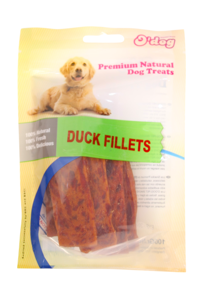 O'dog Premium Natural Dog Treats Duck Fillets