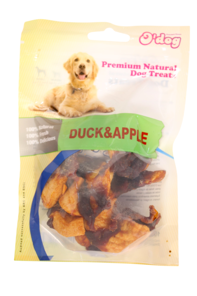 O'dog Premium Natural Dog Treats Duck&Apple