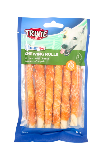 Trixie Denta Fun Chicken Chewing Rolls