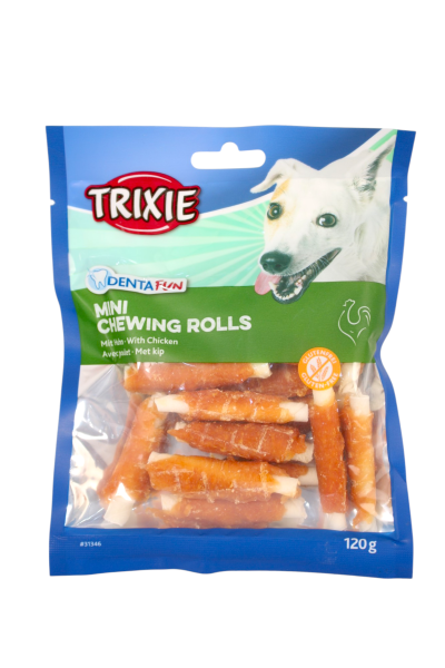 Trixie Denta Fun Chicken Mini Chewing Rolls
