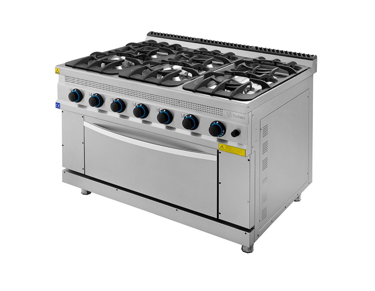 TURHAN TC.9KG121 - 6 Burners Gas Range with Oven