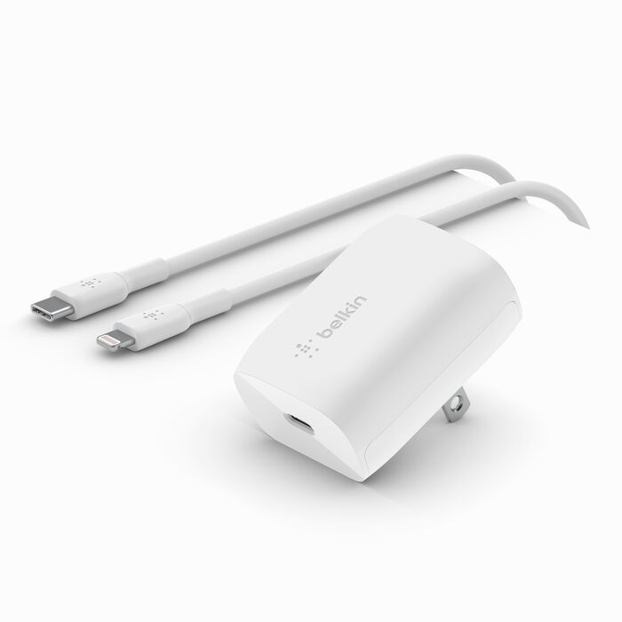 Belkin Boost Charge USB-C 20W Wall Charger and 1m USB-C Cable