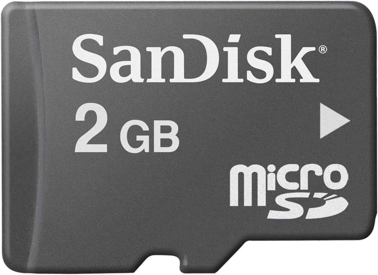 SanDisk microSD 2GB memory card